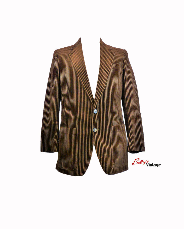 Veste Homme Velours Marron