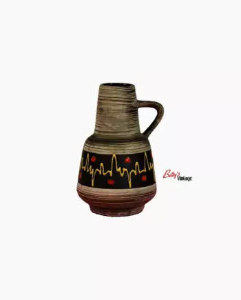 vase vintage 1950 west german en céramique en forme d’amphore