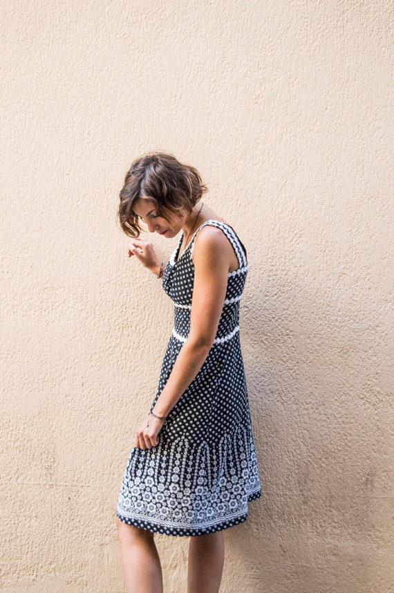 robe-vintage1960-à-bretelle