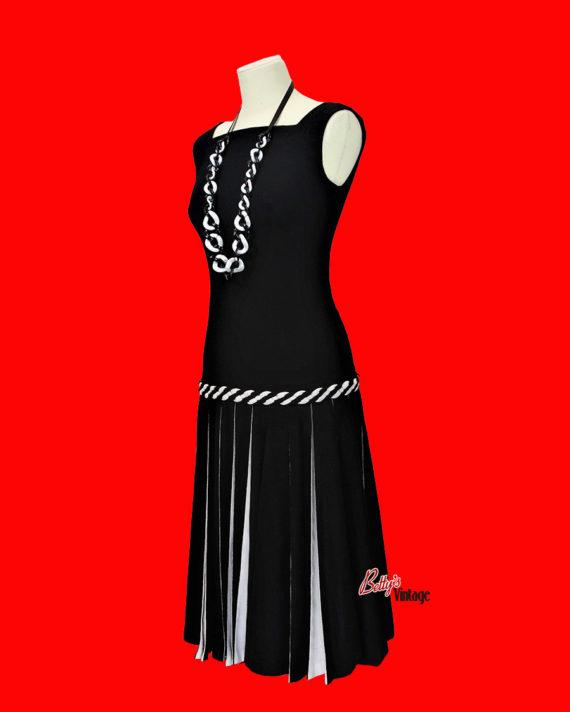 robe-vintage-1930-noire
