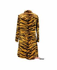 manteau-vintage-1960-tigre-fausse-fourrure
