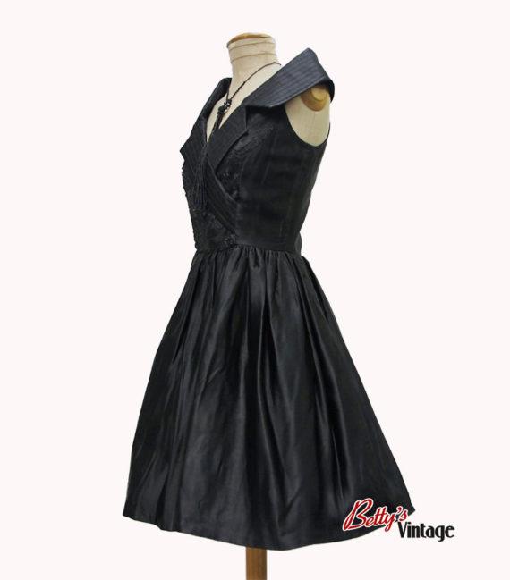 robe-de-soirée-noire-donella- vintage
