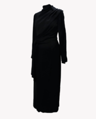 robe vintage 1930 longue noire