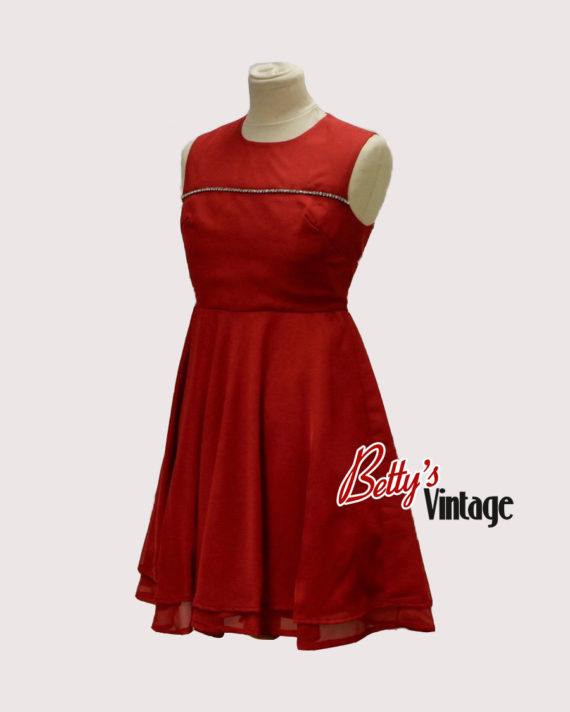 Robe rouge vintage 1990&rsquo;s
