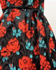 detail robe vintage 1960 à fleur