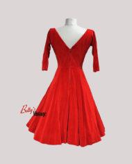 robe-vintage-1950-en-velours-rouge-3