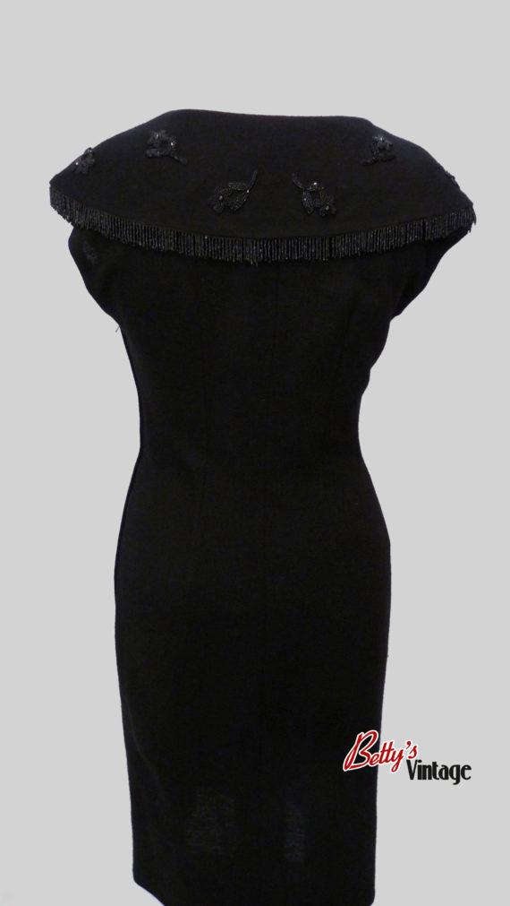 robe-vintage-1920&rsquo;s-1930&rsquo;s-noire-en-perle- gatsby(5)