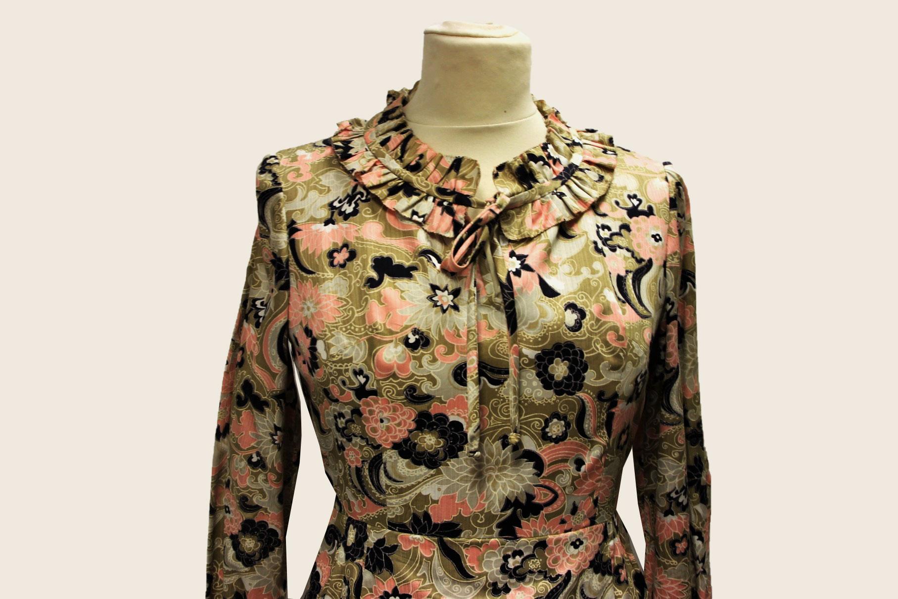Robe Bodycon Vintage Body Central Femme L – Imprimé Paisley Années 90 Y2K