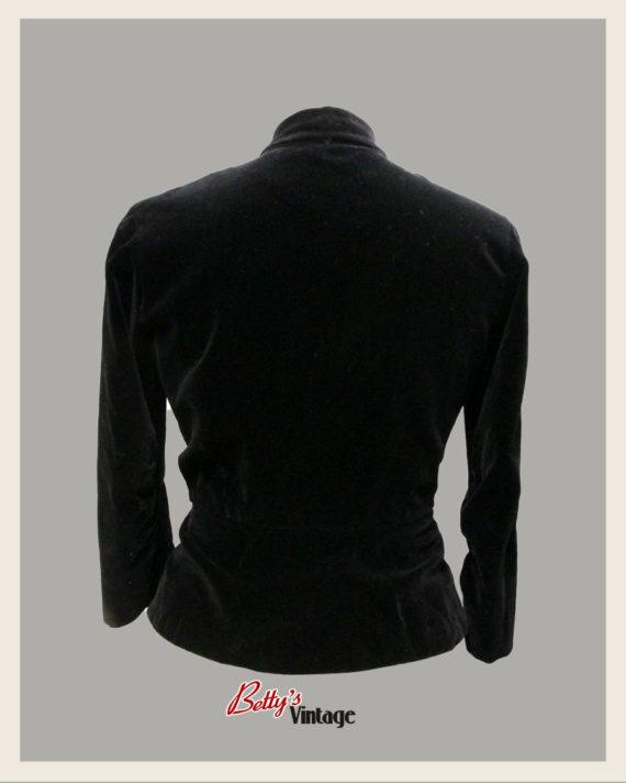 veste-vintage-1930-1940-en-velours-noir-avec-basque-2