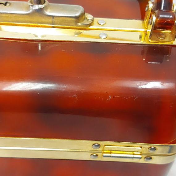 sac vintage en bakélite imitaion écaille made in france (2)