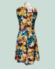 robe vintage 1960 en lin colorée neuve 1