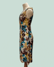 robe vintage 1960 en lin colorée 1.jpg
