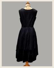 robe-vintage-50’s-noire-taffetas-et-velours-7