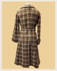 manteau-vintage-1960-à-carreaux-kaki-marron-6