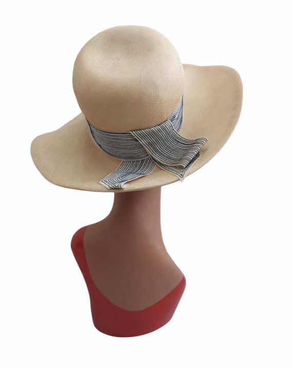 Chapeau vintage 1950 beige