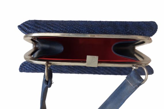 Sac vintage 1960 en raphia