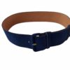 ceinture vintage-ceinture 1950_ ceinture vintage 1950- ceinture vintage bleu roi-ceinture vintage en daim-ceinture en daim=-ceinture bleu-ceinture bleu roi-vintage belt