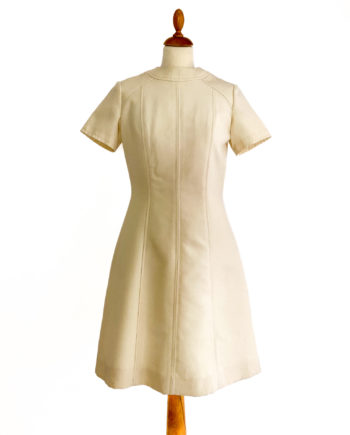 robe vintage-vintage dress-1960 robe-robe vintage 1960-sixty dress-courrèges-robe courrèges-style courèges-robe en laine vintage-french vintage dress-original vintage dress-