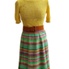 jupe-vintage-1960-neuve-rayures-skirt-coloré