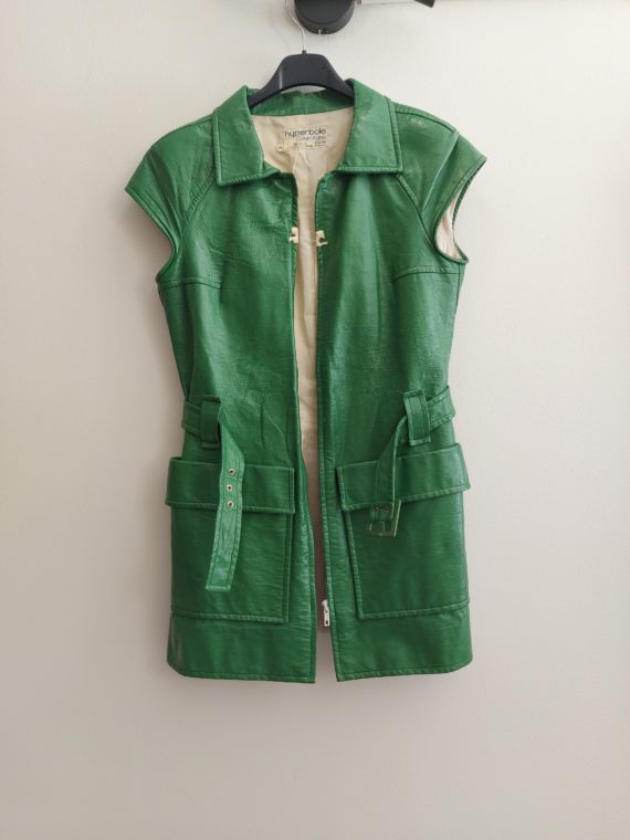 veste vintage courrèges pour femme verte (13)