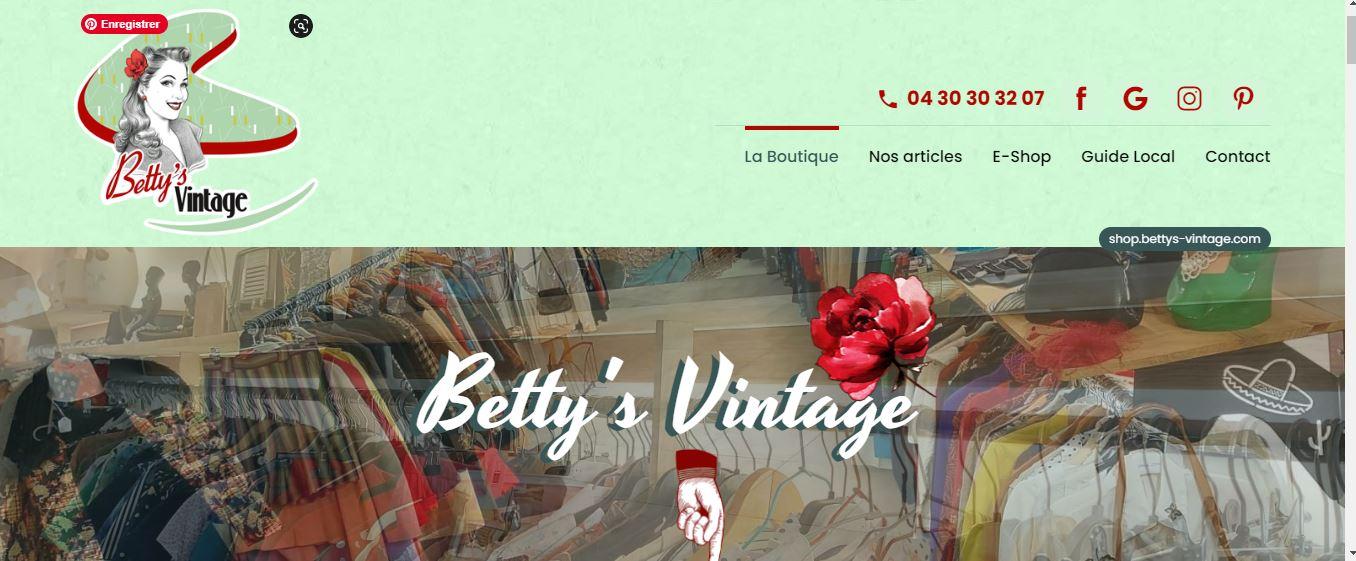 bettys vintage-boutique vintage-friperie toulon-friperie vintage toulon-