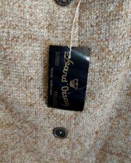 detail tailleur pantalon vintage 1970 beige