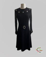 robe de soirée vintage noire