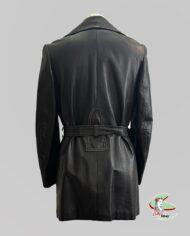 manteau vintage 1970 en cuir