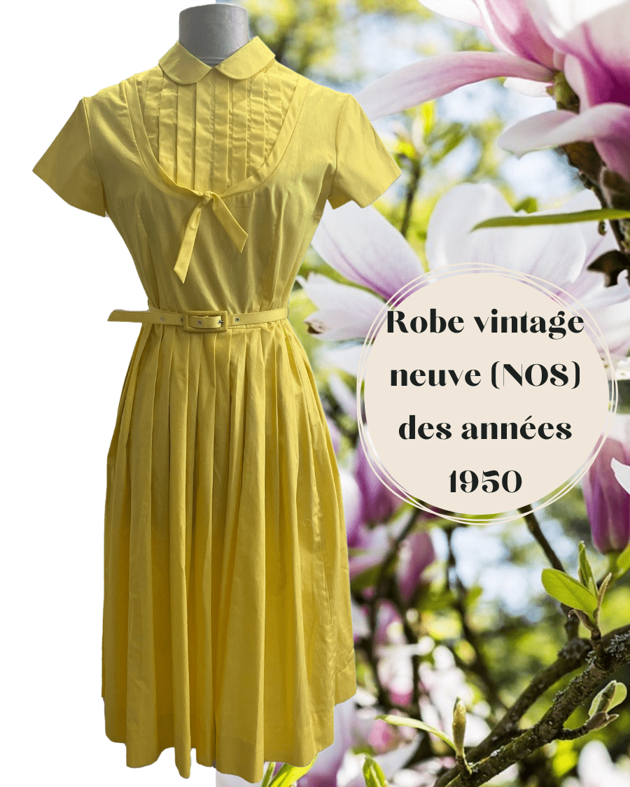 robe- robe jaune- robe jaune vintage - robe 1950 jaune- robe 1950 - robe vintage jaune 1950 - dress - yellow dress - yellow vintage dress- 1950 yellow dress - 1950 dress - fifties dress - fifties yellow dress - fifties vintage yellow dress- made in france