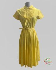 robe vintage 1950 jaune