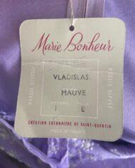 robe-mauve Marie Bonheur en coton de 1950