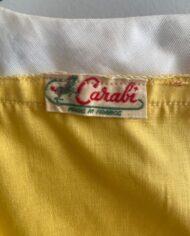 robe-jaune-à-broderie-Carabi de 1950